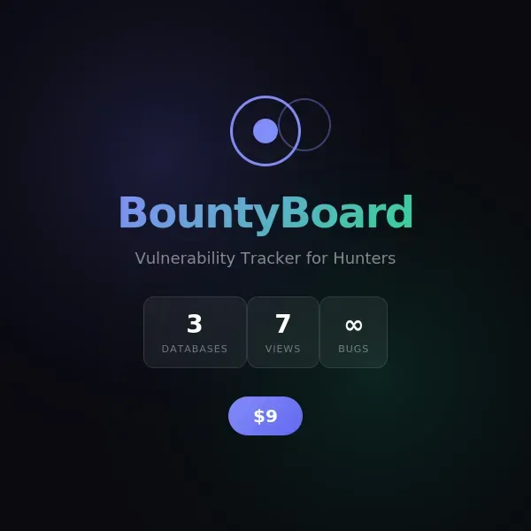 I Got Tired of Losing Track of My Bugs — So I Built BountyBoard